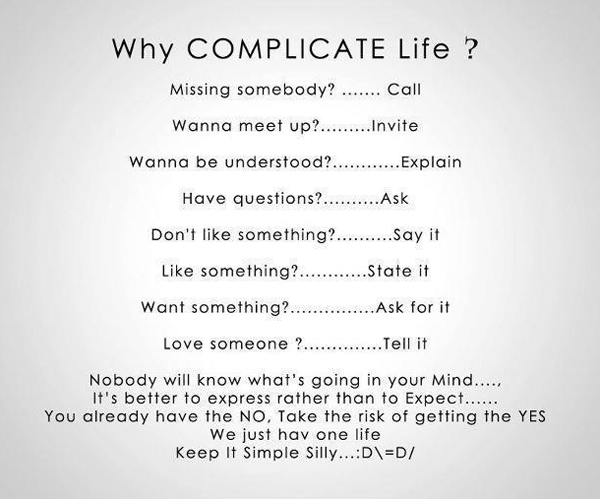 why-complicate-life
